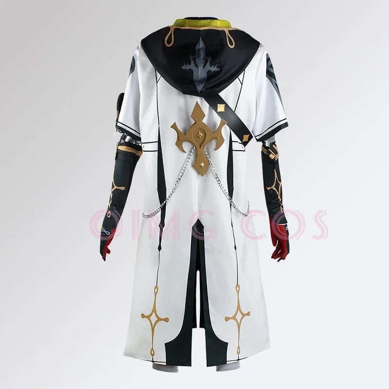 Anime Cosplay Albedo - CyGenshin Impact Albedo Cosplay Kostüm Yetişkin
