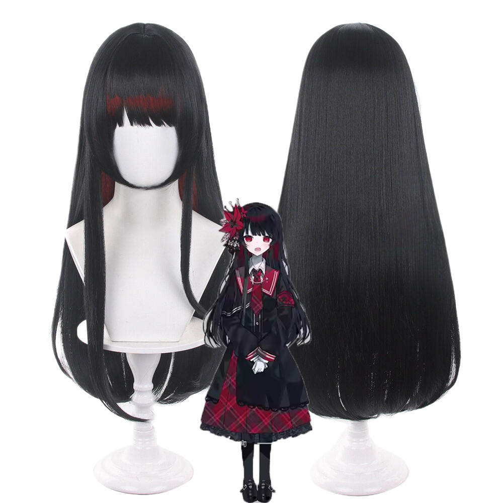 Anime Cosplay Girl With Black Hair - Anime Nikaido Hiro Cosplay Peruk 27.55