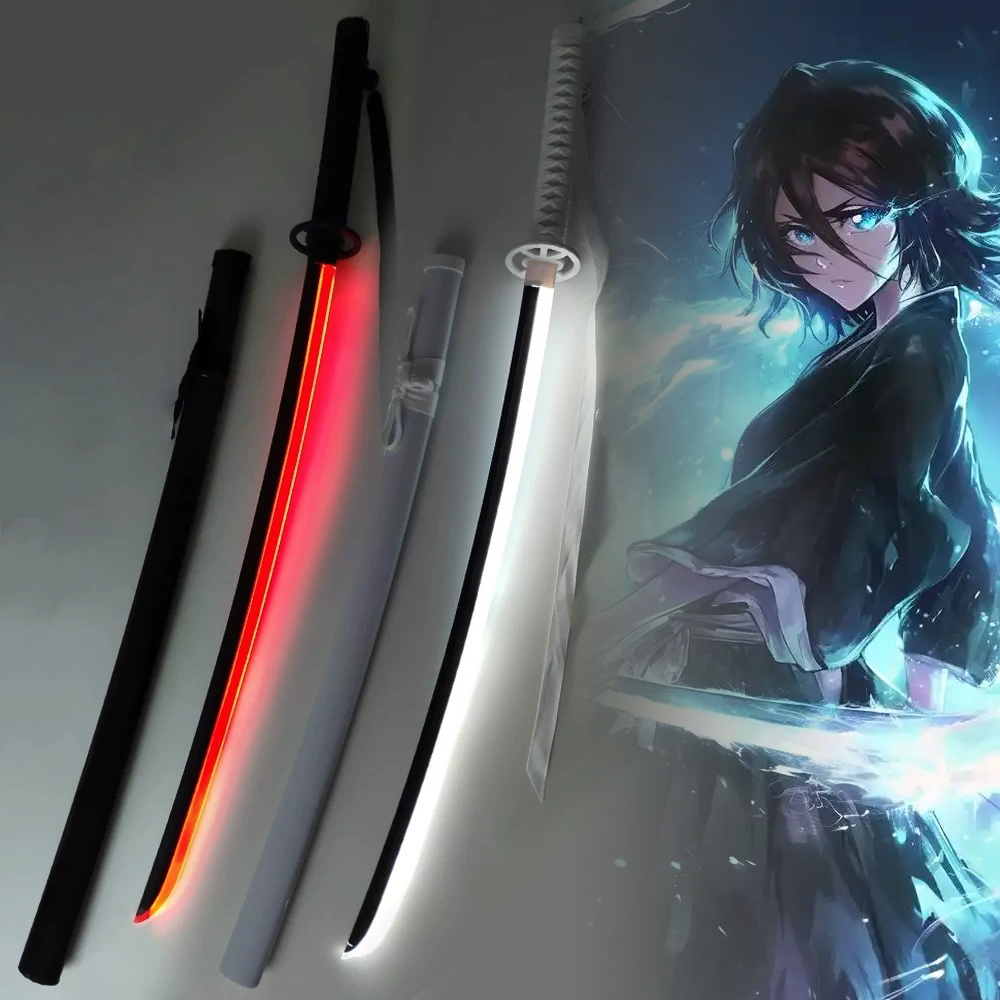 Anime Cosplay Real - 40 inç Işıklı Bleach Katana Led