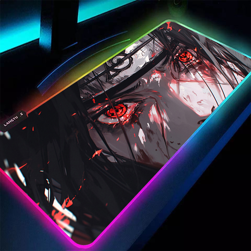 Naruto Headband Metal - RGB Mouse Pad 90x40 cm Naruto