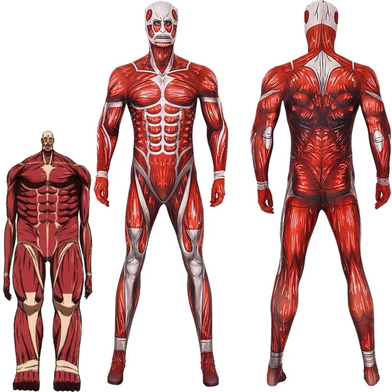 Attack Titan Cloak - Devasa Titan Cosplay Kostüm Saldırı Anime