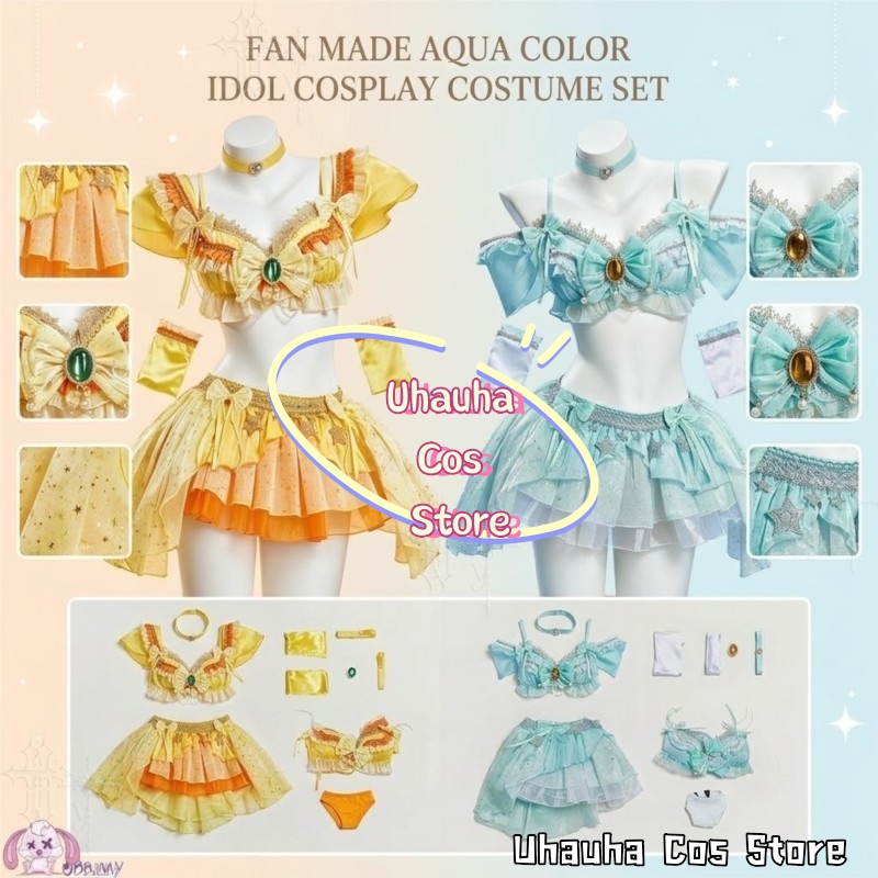 CR812Made Aqua Renkli İdol Sah - Anime Cosplay Festival incelemesi ve fiyatı