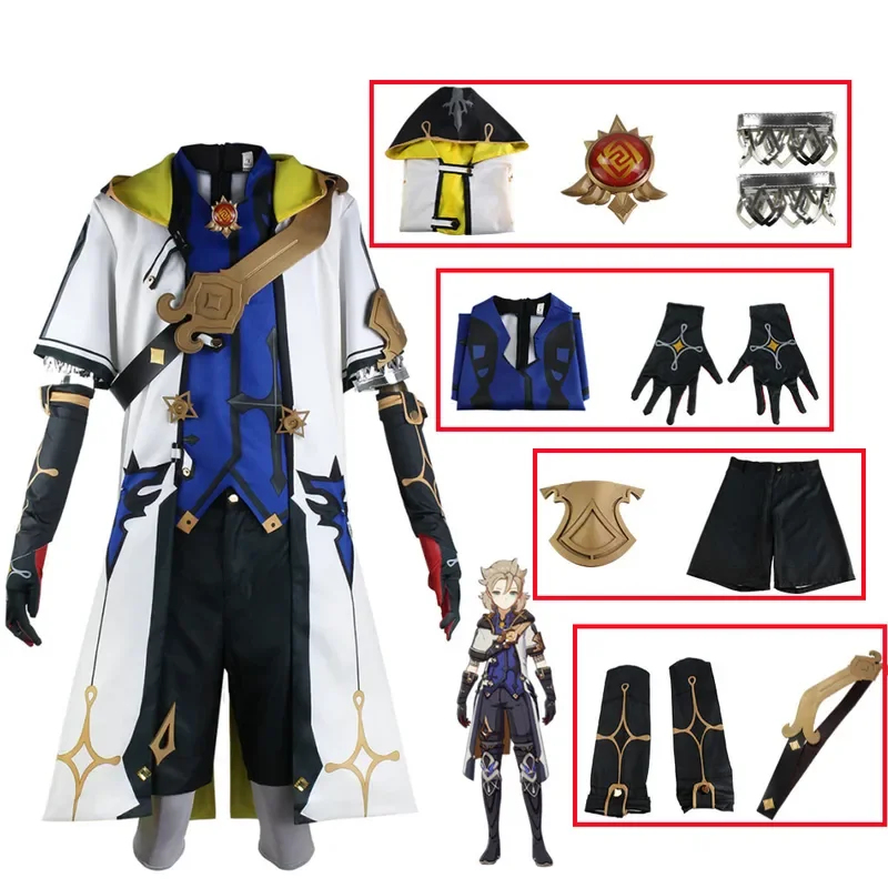 2026 Genshin Etki Kostüm Albed - Anime Cosplay Albedo incelemesi ve fiyatı