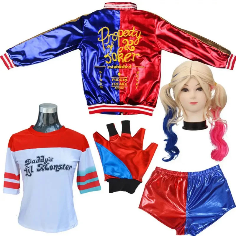 İntihar Cosplay Anime Harley K - Anime Harley Quinn Cosplay incelemesi ve fiyatı