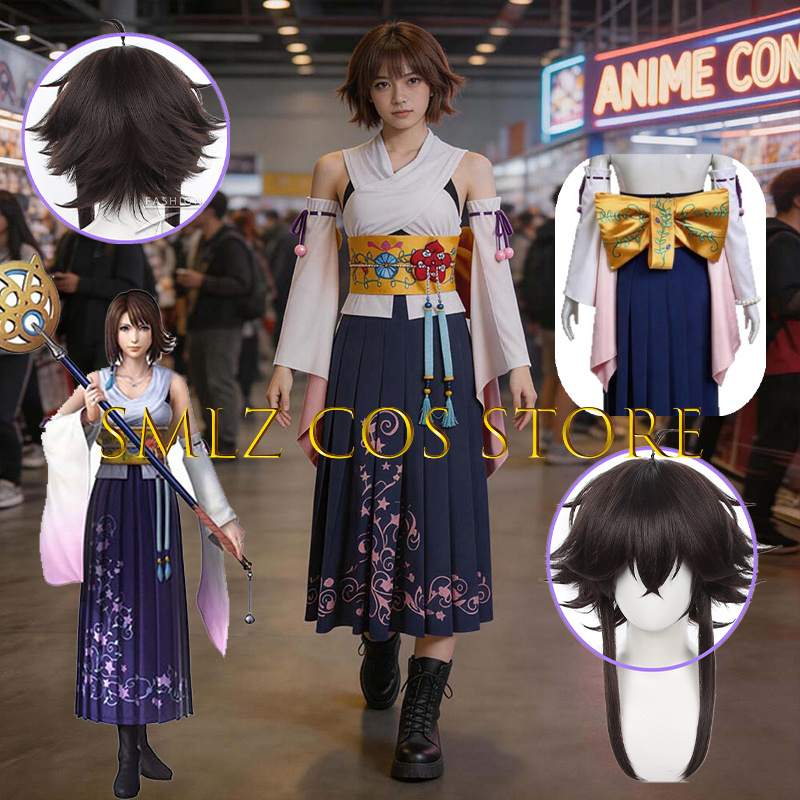 Smlz FFX Yuna Cosplay Anime FF - Anime Cosplay Female incelemesi ve fiyatı