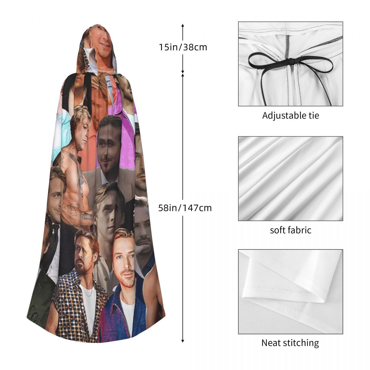 Ryan Gosling Fotoğraf Kolajı U - Anime Cosplay Photo incelemesi ve fiyatı