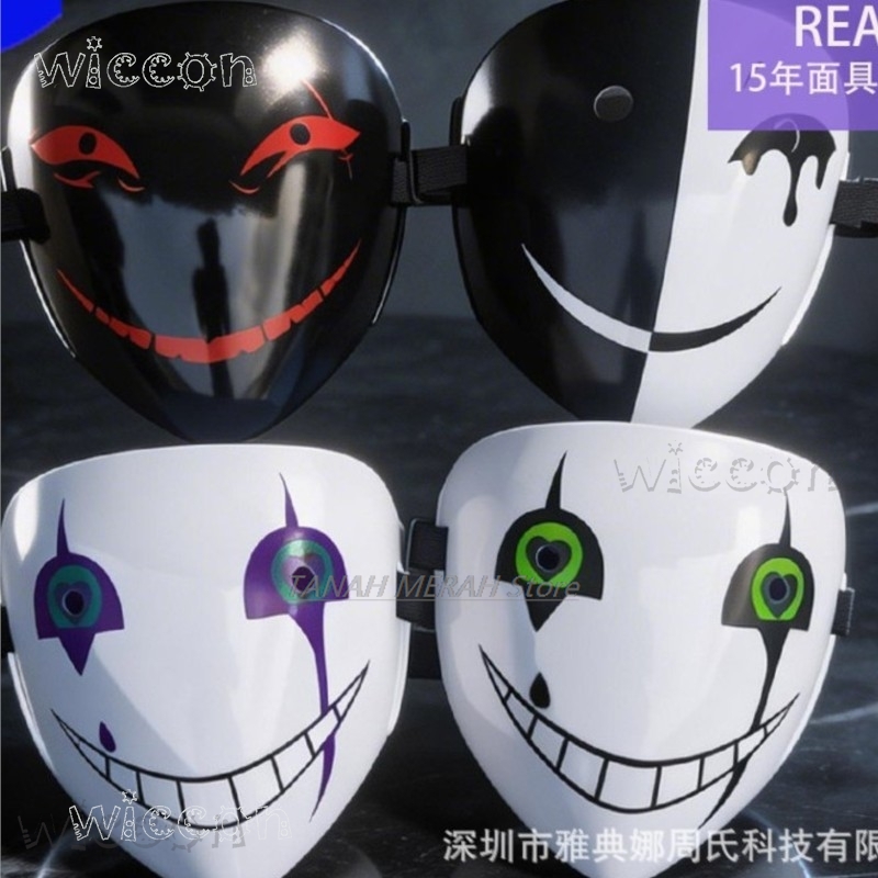 Cadılar Bayramı Pierrot Freak  - Anime Cosplay Face incelemesi ve fiyatı