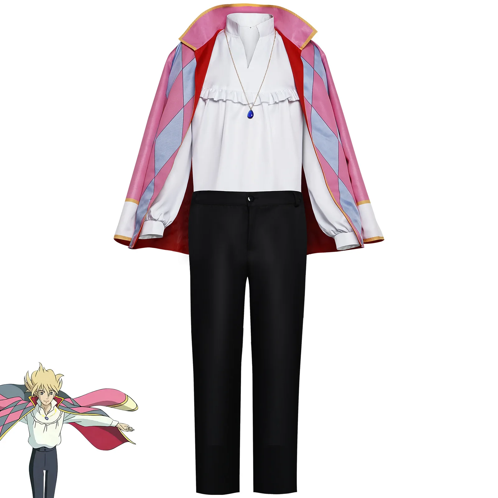 Howl Cosplay Kostüm Anime Tam  - Anime Cosplay Plus Size incelemesi ve fiyatı