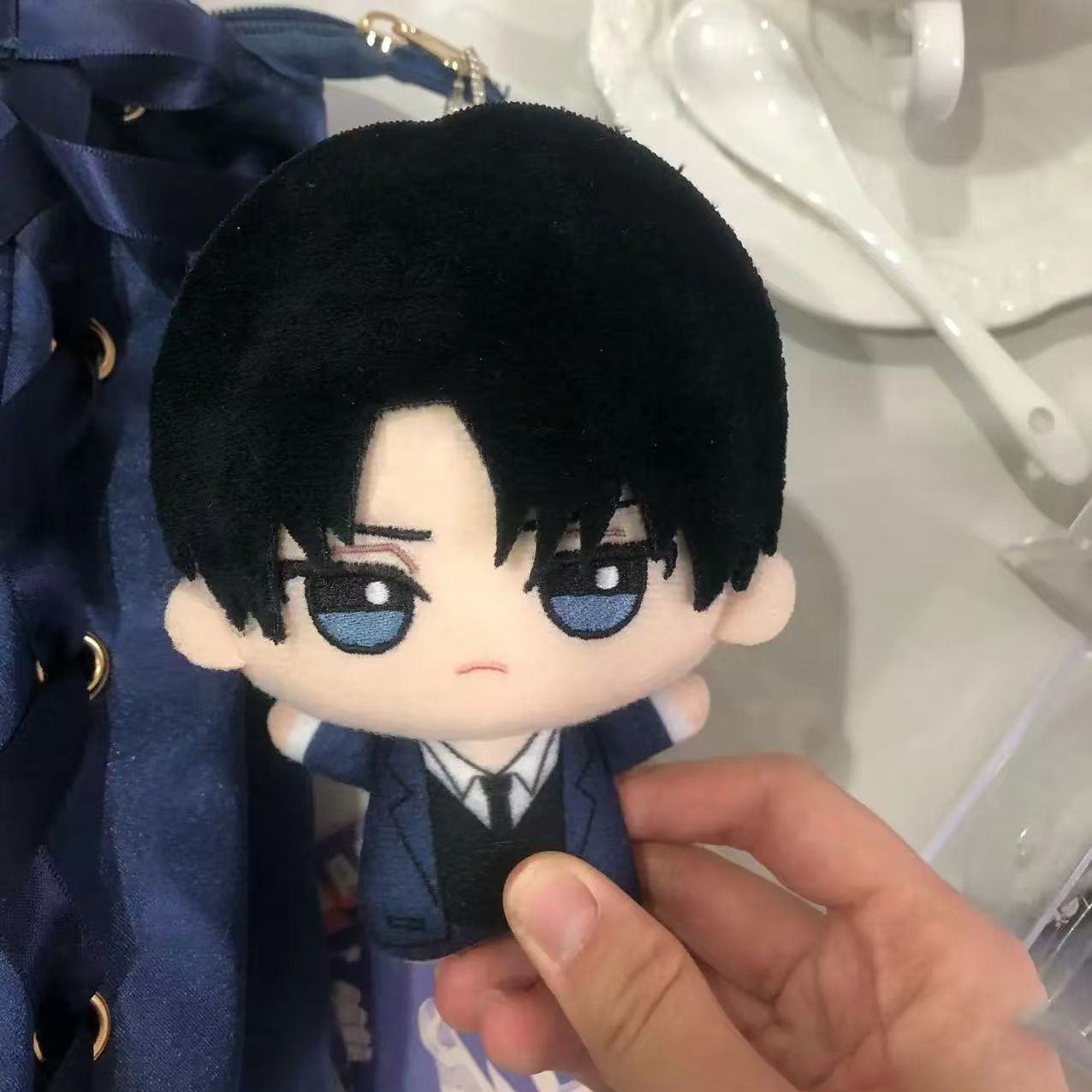 10 cm Levi Ackerman Peluş Anim - Anime Cosplay Sus incelemesi ve fiyatı