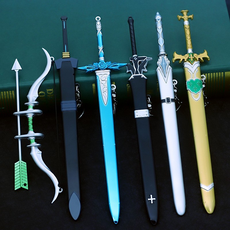22cm Elucidator kılıç Anime sa - Sword Art Online Cape incelemesi ve fiyatı