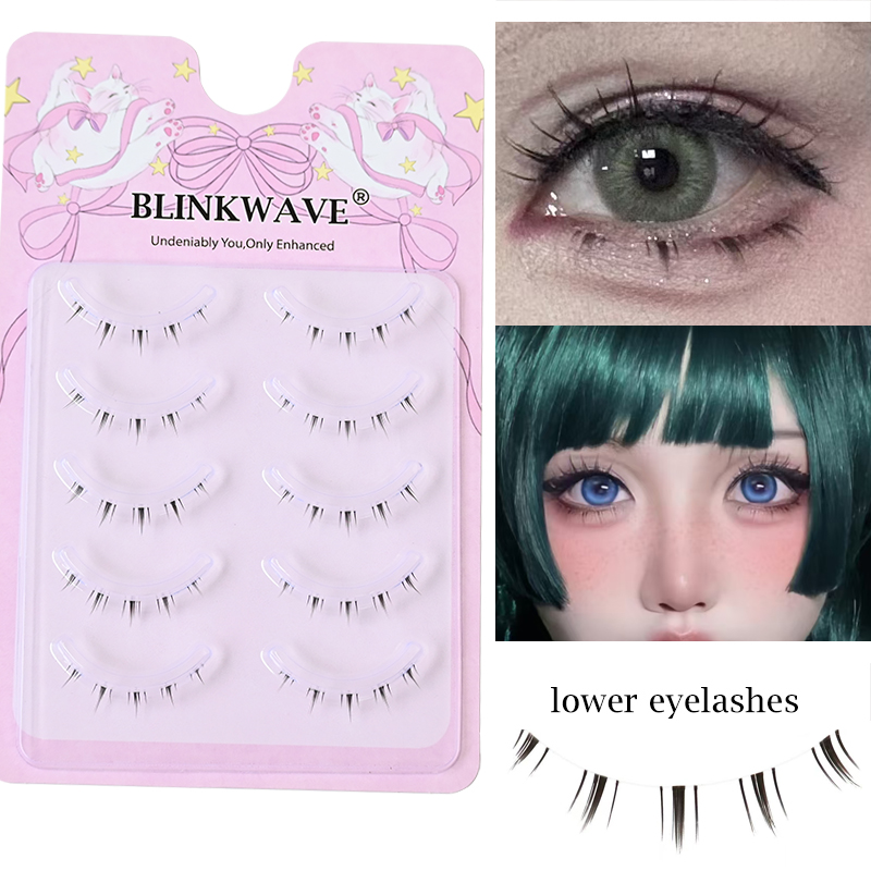 Manga Alt Şerit Kirpikler Doğa - Anime Cosplay Eye Makeup incelemesi ve fiyatı