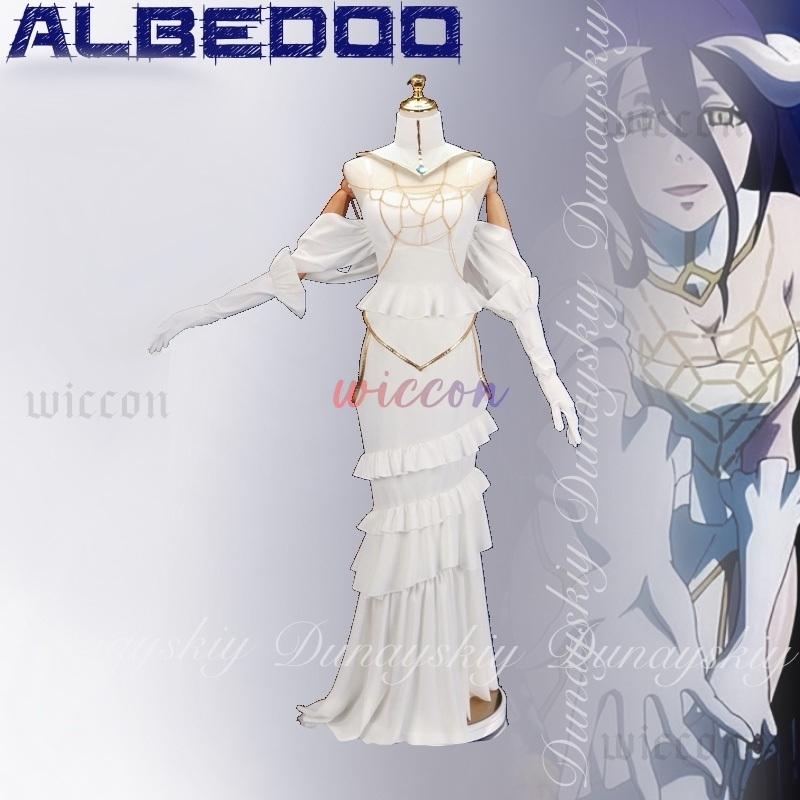 Overlord Albedo Cosplay Beyaz  - Anime Cosplay Albedo incelemesi ve fiyatı