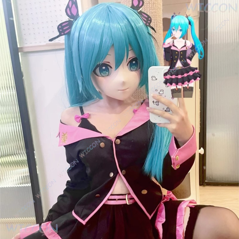 Kigurumi Kadın Yüz Maskesi Ani - Anime Cosplay Face incelemesi ve fiyatı